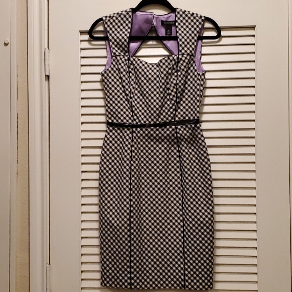 MODERN GINGHAM SHEATH - Picture 5 of 6
